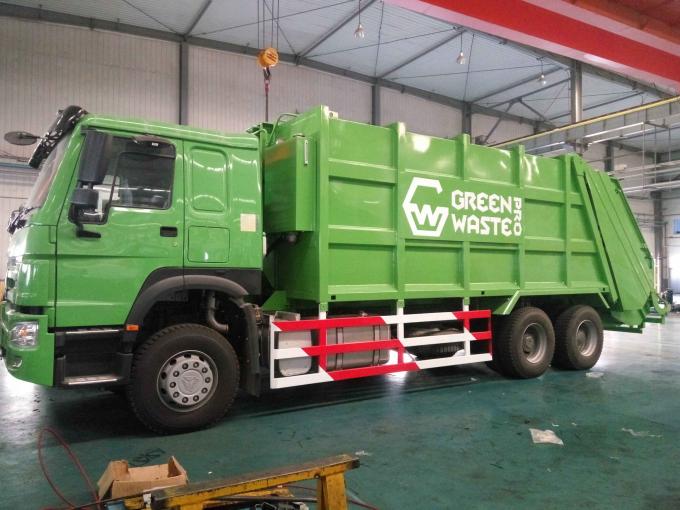 Camion de collecteur de déchets de l'axe 6x4 20m3 de SINOTRUK HOWO 3 0