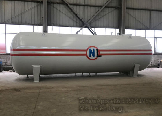 Horizontal Stationary 25cbm 2100mm Propane Gas Storage Tanks