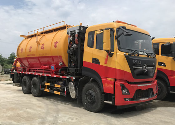 Dongfeng Tianlong 6X4 16cbm Vacuum Sewer Jetting Truck