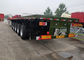 5 Axle 60T 100T Container Loading Flatbed Semi Trailer