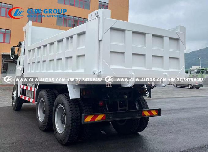 ISUZU 6Ã4 Dump Truck front view showing heavy-duty chassis and cab design