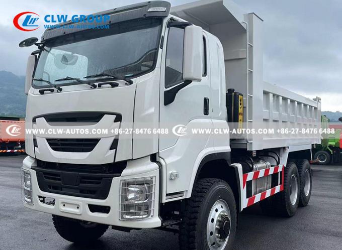 ISUZU 6Ã4 Dump Truck in construction site environment