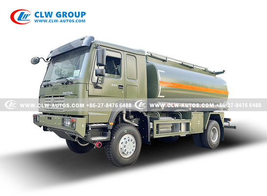 4X4 All Wheel Drive 10cbm 10000liters Refuelling Oil Tank Truck Aircraft Aiviation