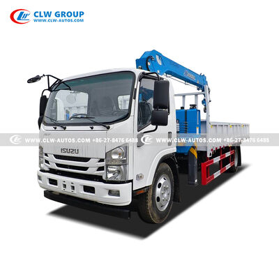 ISUZU KV100 Crane Truck with 5-Ton XCMG Loader Crane | Compact 6-Meter Length & Euro VI Engine