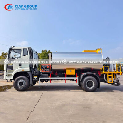 FAW J6L 10CBM Asphalt Distributor Truck with Computer-Controlled Spray Accuracy and RIELLO Burner for Flawless Road Construction