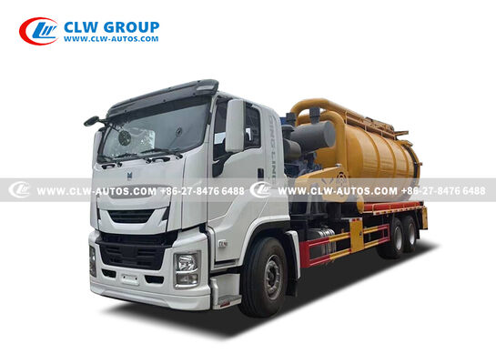 Isuzu 6x4 Sewer Cleaning Truck with 20 m³ Tank Capacity and Cold-Weather Resilience for Municipal Sanitation