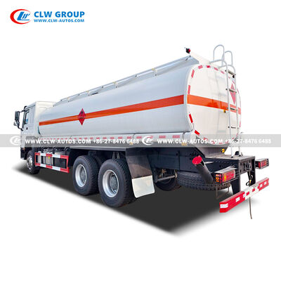 HOWO 371HP 20,000L Fuel Tanker Truck – 6x4 Heavy-Duty Diesel Bowser for Mining and Commercial Fuel Distribution