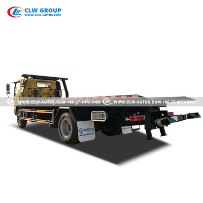 FAW 160HP Wrecker Tow Truck with Yuchai Diesel Engine and One-to-One Recovery System for Roadside Assistance