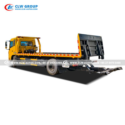 Dongfeng Tianlong 4×2 8-10 Ton Wrecker Truck with One-to-Two Towing and Hydraulic Winch