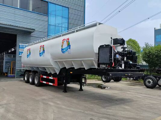 65m³ Huge Volume Bulk Feed Transport Trailer with Low Residual Discharge and Remote Control System