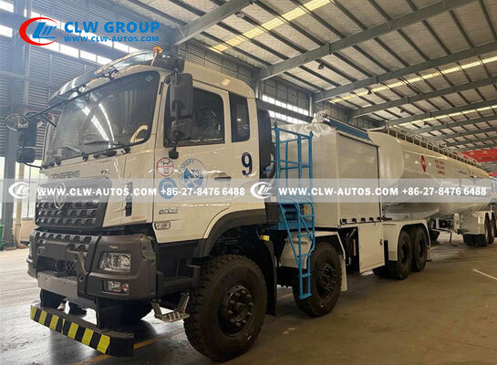Dongfeng Aircraft Refueling Tank Trailer with 20,000-45,000L Capacity, Dual-Stage API 1581 Filtration, and Hydraulic Lifting Platform