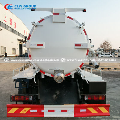 Sinotruk HOWO 10,000L Vacuum Sewage Truck with Yuchai 160HP Engine and Carbon Steel Tank for Septic Cleaning