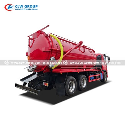 Isuzu FVZ 6x4 17m³ Combination Sewer Cleaner & Vacuum Truck with Water Ring Vacuum Pump and Crane Boom for Municipal Sanitation
