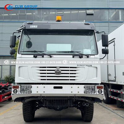 Sinotruk HOWO 6x6 All-Wheel Drive Crude Oil Tanker with 371HP Diesel Engine and Carbon Steel Tank for Off-Road Logistics