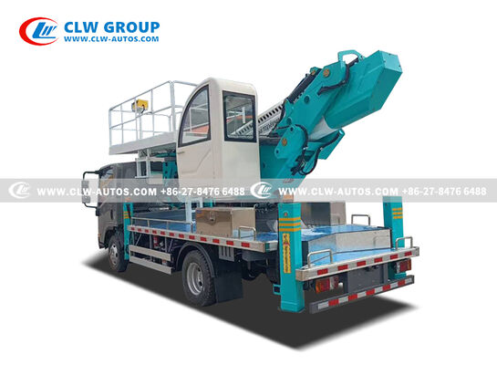 Isuzu KV100 4x2 23-Meter Aerial Work Platform Truck with 300kg Stainless Steel Platform and CAN Bus & Wireless Remote Control