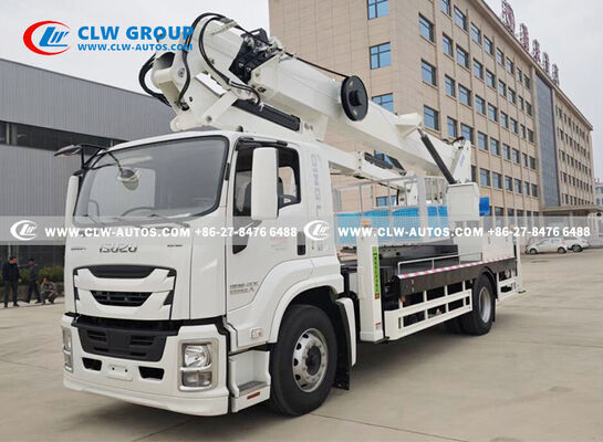 ISUZU GIGA 34-Meter Insulated Aerial Work Truck with Dielectrically Insulated Bucket and Articulated Folding Arm