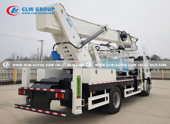 ISUZU GIGA 34-Meter Insulated Aerial Work Truck with Dielectrically Insulated Bucket and Articulated Folding Arm