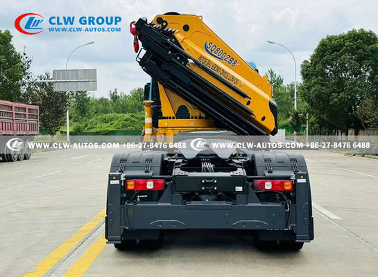 SHACMAN X3000 6x4 Tractor Truck with 430 HP Engine and 8-Ton Knuckle Boom Crane for Heavy-Duty Lifting