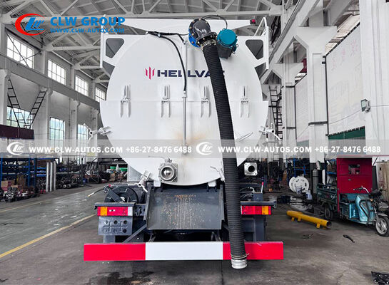 Dongfeng 6x4 Sand-Suction Truck with 12-15m³ Capacity, Cyclone Dust Collector & Two-Stage Overflow Protection