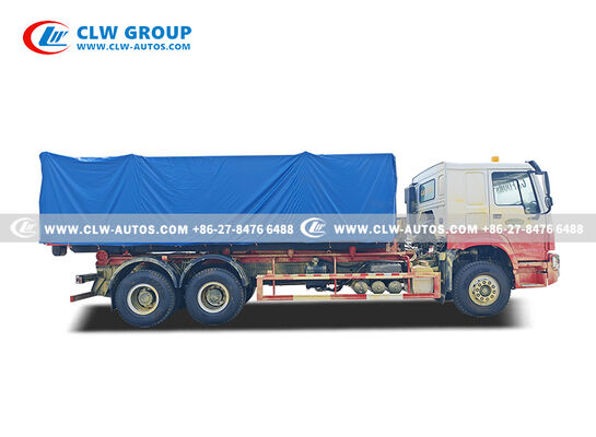 Sinotruk HOWO RHD 6x4 25-Ton Hook Lift Garbage Truck with Weichai 400HP Engine for Heavy-Duty Waste Collection