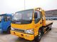 Small Road JAC 6 Wheel Flatbed Recovery Tow Truck 4 Ton For Towing Broken Cars