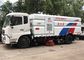 12 Cubic Meter Street Cleaner Truck , Combined Road Washing Truck With Vacuum Sweeping / Water Cleaning